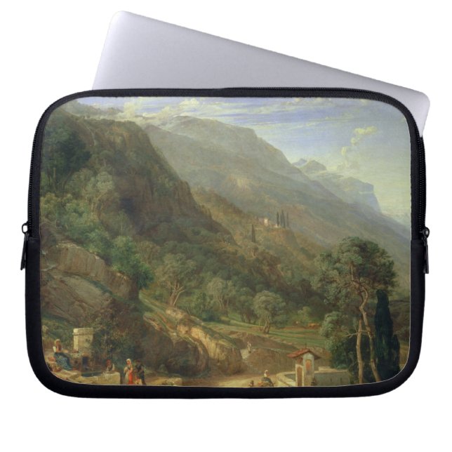 Olive Groves at Varenna, Lake Como, Italy, 1861 (o Laptop Sleeve (Front)