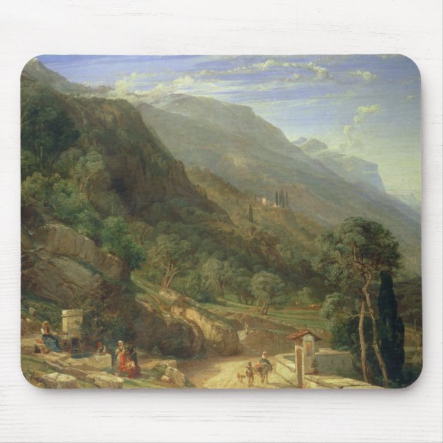 Olive Groves at Varenna, Lake Como, Italy, 1861 (o Mouse Mat (Front)