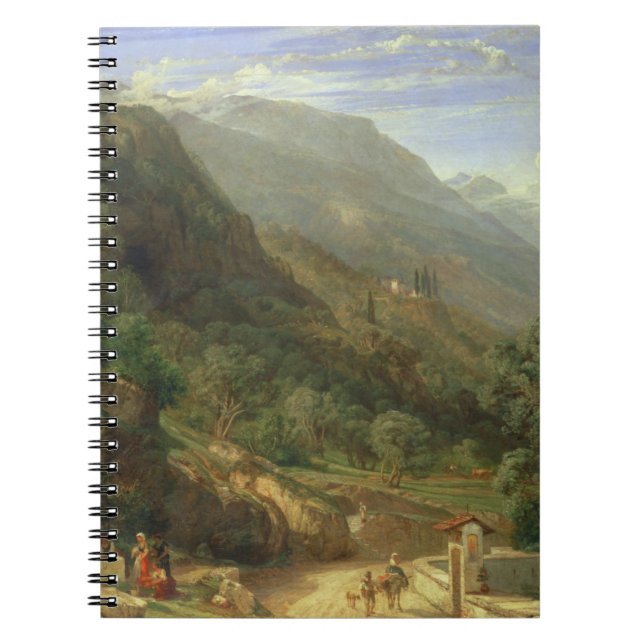 Olive Groves at Varenna, Lake Como, Italy, 1861 (o Notebook (Front)