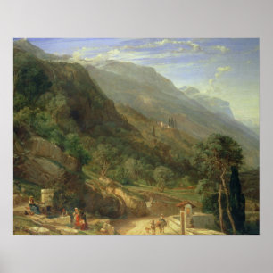 Olive Groves at Varenna, Lake Como, Italy, 1861 (o Poster