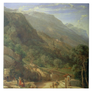 Olive Groves at Varenna, Lake Como, Italy, 1861 (o Tile