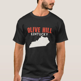 Olive Hill Kentucky USA State America Travel Kentu T-Shirt