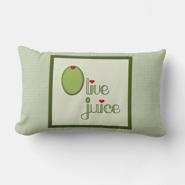 Olive Juice Lumbar Cushion (Front)