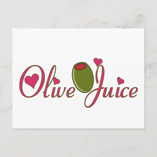 Olive Juice Postcard (Front)