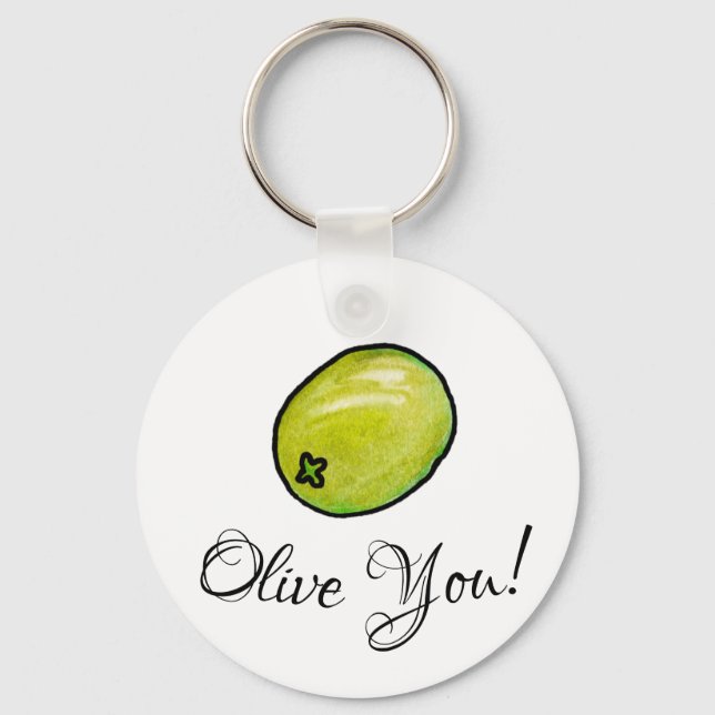 Olive Key Ring (Front)