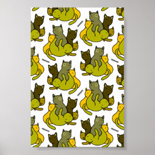 Olive kittens poster