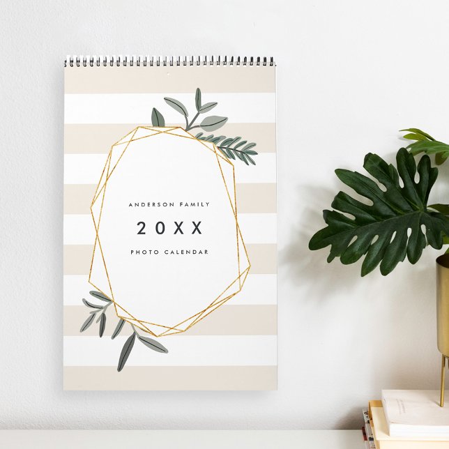 Olive Leaf | 36 Photo Personalized Calendar (Creator Uploaded)