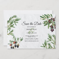 Olive Leaves Mediterranean Greek Island Wedding