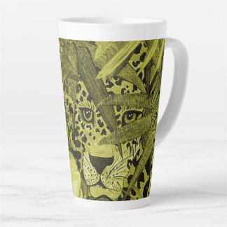 Olive Leopard Latte Mug