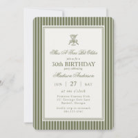 Olive Martini Tini Bit Older Striped Birthday