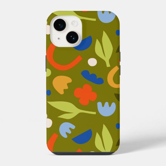 Olive Meadow iPhone Case (Back)