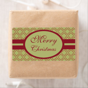Olive Merry Christmas Labels