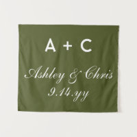 Olive Modern Personalised Wedding Reception Sign