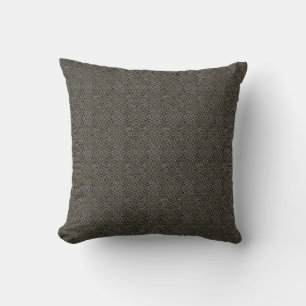 Olive Noir Geometry Cushion