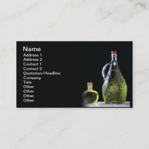 Olive oil and brandy business card