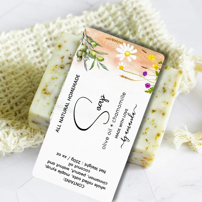  Olive oil and chamomille soap labels (Creator Uploaded)