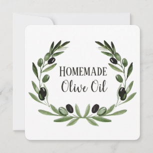 Olive Oil Bottle Packaging Template Private Label