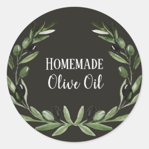 Olive Oil Bottle Packaging Template Private Label