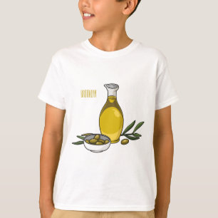 Olive oil cartoon illustration T-Shirt