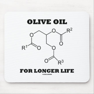 Olive Oil For Longer Life (Molecule) Mouse Mat