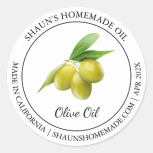 Olive oil Modern label