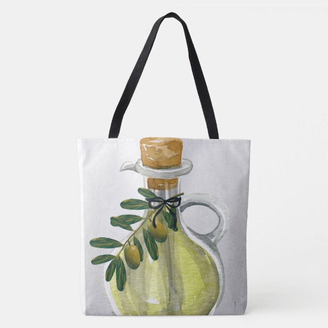 Olive oil  tote bag (Front)