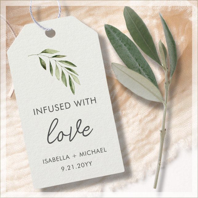 Olive Oil Wedding Favour Gift Tags (Creator Uploaded)