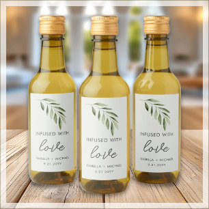 Olive Oil Wedding Favour Labels