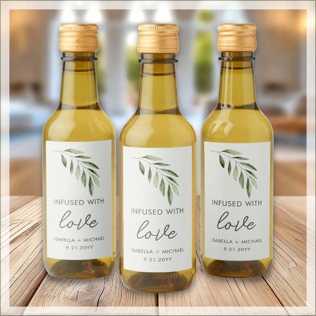 Olive Oil Wedding Favour Labels (Creator Uploaded)