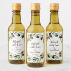 Olive Oil Wedding Favours Infused with Love Foliag