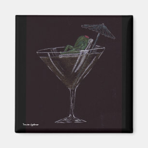 Olive on Vacation Magnet