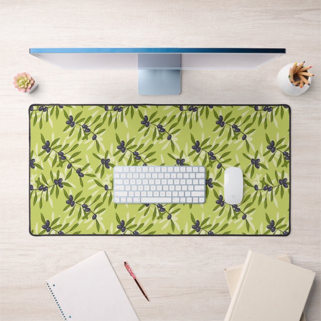 Olive Pattern Desk Mat (Office 1)