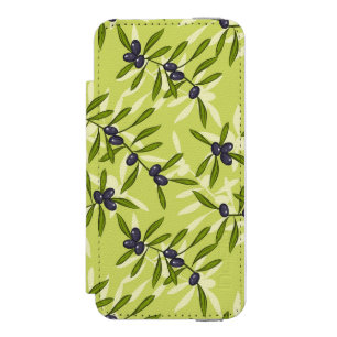 Olive Pattern Incipio Watson™ iPhone 5 Wallet Case