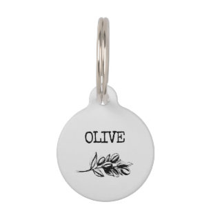 Olive Pet Tag