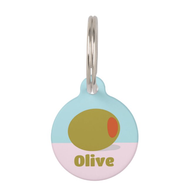 Olive Pet Tag (Front)