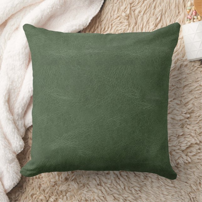 Olive Pistachio Green Texture Christmas  Cushion (Blanket)