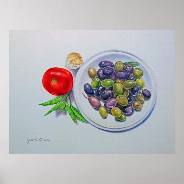 Olive Plate Poster (Front)