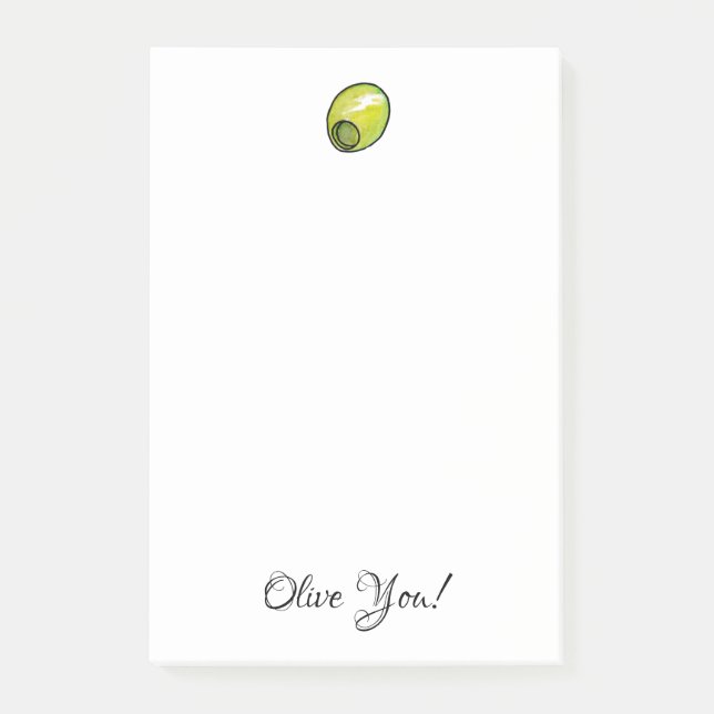 Olive Post-it Notes (Front)