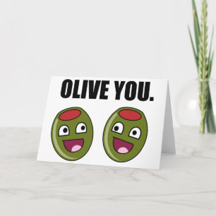 OLIVE PUN HOLIDAY CARD