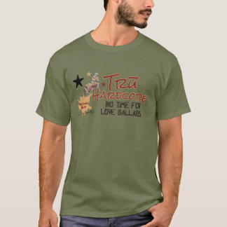 olive red/tan Tru Hardcore print T-Shirt
