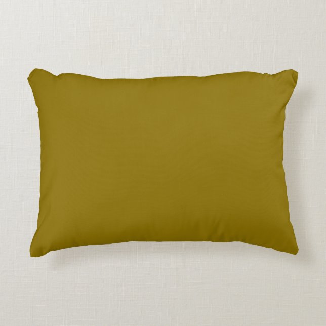 Olive  (solid colour)  Decorative Cushion (Front)
