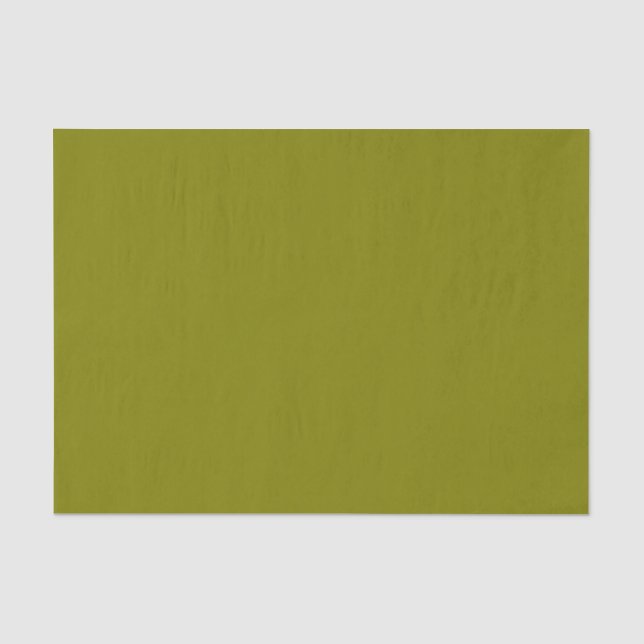 Olive Solid Colour Tissue Paper (Front)