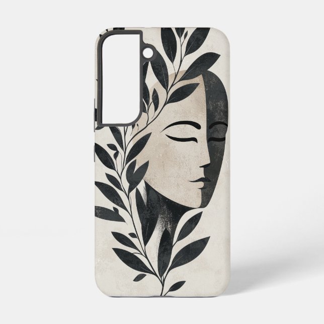 Olive Spirit Face Phone Case (Back)