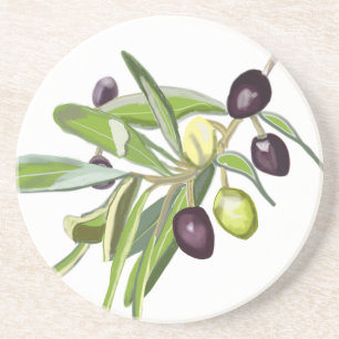 Olive Spray  Coaster