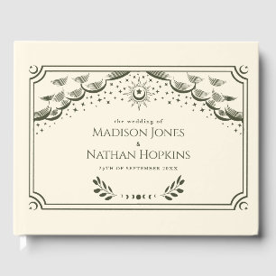 Olive Tarot Card Wedding Guest Book