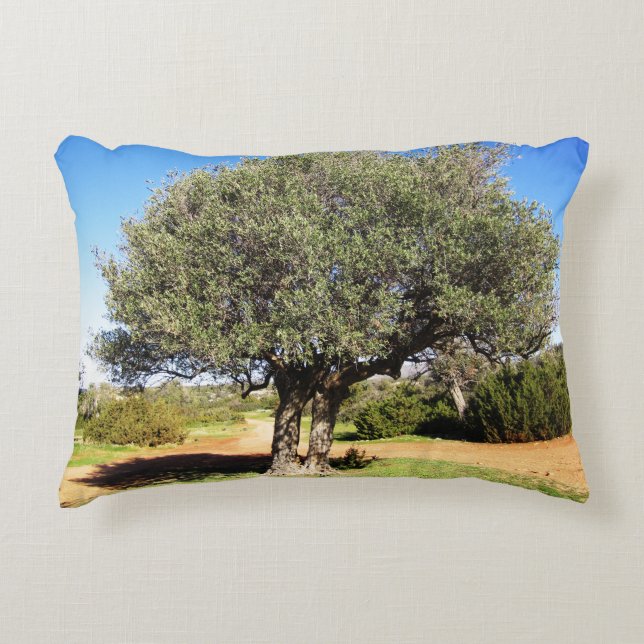 Olive Tree Decorative Cushion (Front)