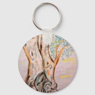 Olive Tree Key Ring