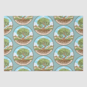 Olive tree Peace symbol in a free Palestine Land Tissue Paper