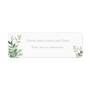 Olive Tree Return Address Labels