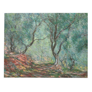 Olive Tree Wood in the Moreno Gardens (by Monet) Notepad